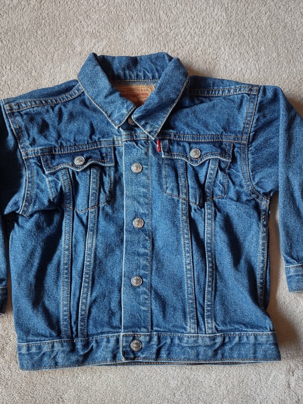 Levi’s Kids Denim Trucker Jacket Size 4T – Classic Blue Jean Jacket